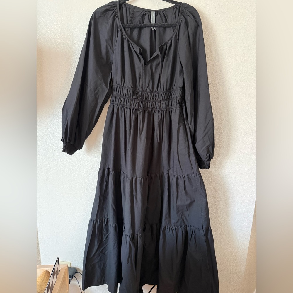 Anthropologie Somerset Long Sleeve Maxi Dress